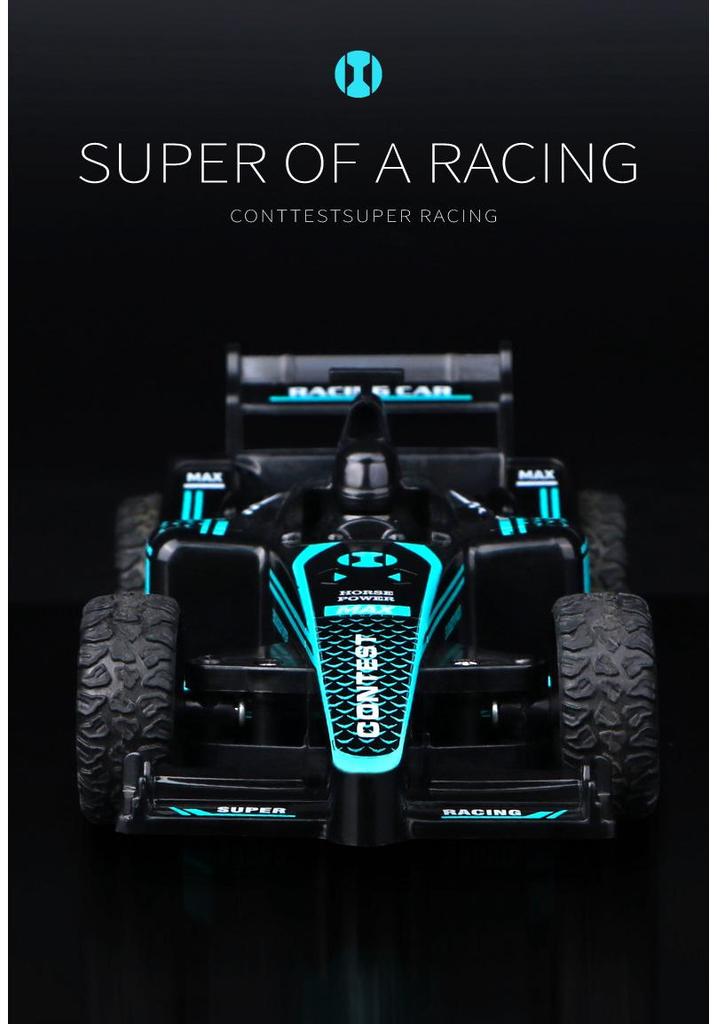 F1 High-Speed Drift Remote Control Car for Kids with Lights & Spray - Four-Wheel Drive