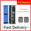 PD 11W Super Fast Charging Transparent Rechargeable Case Weldless 8pcs 18611 Battery Case With Outdoor Light