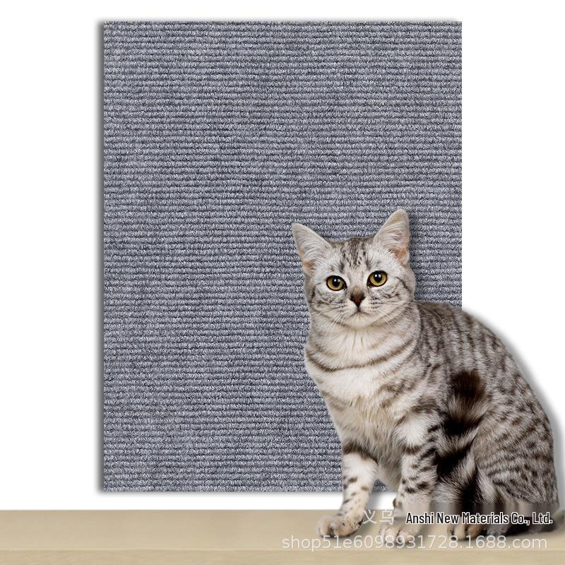 Durable Cat Scratch Pad & Climbing Wall Sticker - Debris-Free, Multifunctional Cat Teaser & Scratching Board