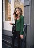 2025 Hot Seller: Stylish European & American Autumn/Winter Leather Jacket Suit for Women