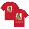 BAD GYAL MAS CARA World Tour 2026 T Shirts High Quality Cotton Short Sleeve Women Men Fashion Trendy Tee Y2K