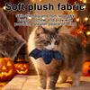 jijijing Halloween Theme Cat Toy, Soft Ghost Bat Pumpkin Plush Cute Stuffed Chew Toy for Indoor Cats Boredom Relief
