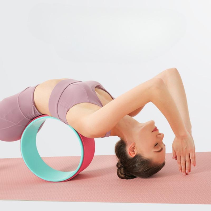 

Круг йоги оборудования для фитнеса с открытой спиной изогнутый для помощи семейному колесу йоги
