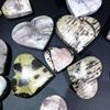High Quality Reiki Healing Crystal Picture Jasper Heart Palm Stone for Feng Shui Angel Business Gift