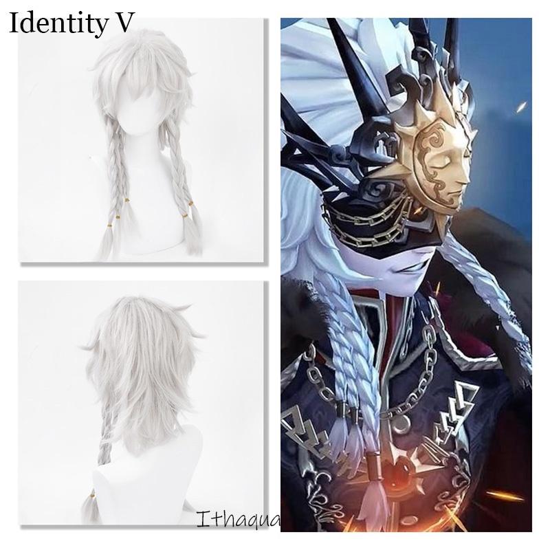 High-quality Mechanized White Wig For Cosplay And Gaming Ideal For Identity V Lovers