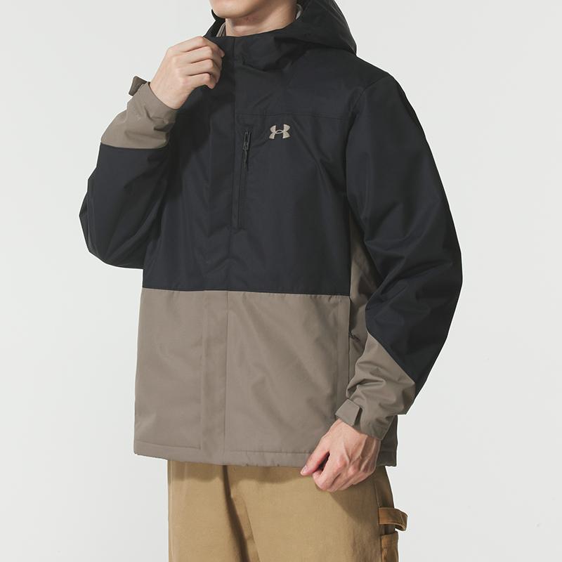 Under Armour Hooded Zip Windbreaker Three-In-One Long Sleeve Jacket Men Jackets 6001213-200
