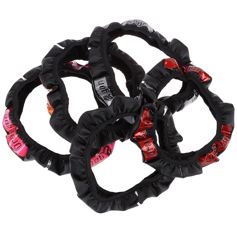 38Cm Universal Dragon Car Steering Wheel Cover Reflective Pu Leather Business