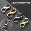Zinc Zinc Alloy Shortening S Type Shape Clasp Hook Chain Length Adjusting Buckle  DIY Chain Bag