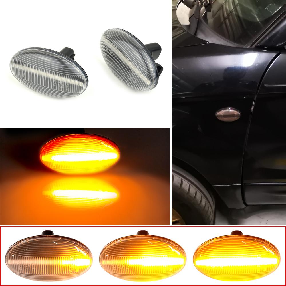 1Pair For Subaru Forester Liberty Impreza WRX Sti 2000-2007 Dynamic Led Side Marker Turn Signal Indicator Sequential Blink LightTurn Signal 2