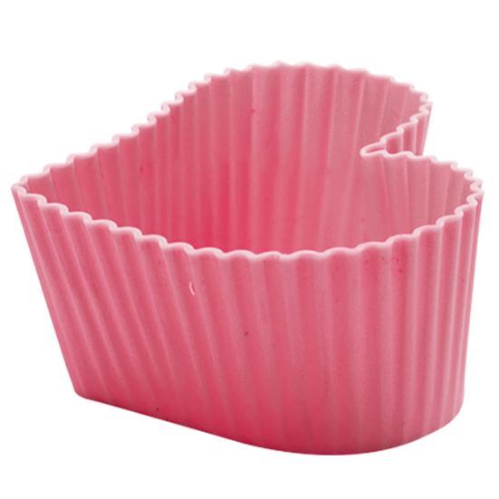 Flott nonstick bakeverktøy Safe Love Hjerteform Muffinskakeformer Baketilbehør Muffinskopper