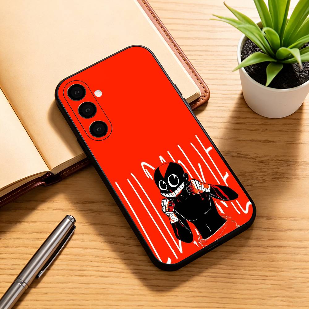 Rapper L-Lil D-Darkie   Telefon tok Fekete Szilikon Puha Samsung Galaxy A73,A72,A71,A70,A53,A52,A51 készülékhez