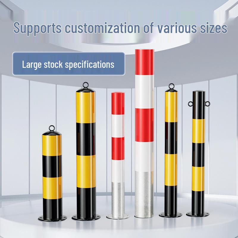 Reflective Anti-Collision Car Stopper Steel Warning Post
