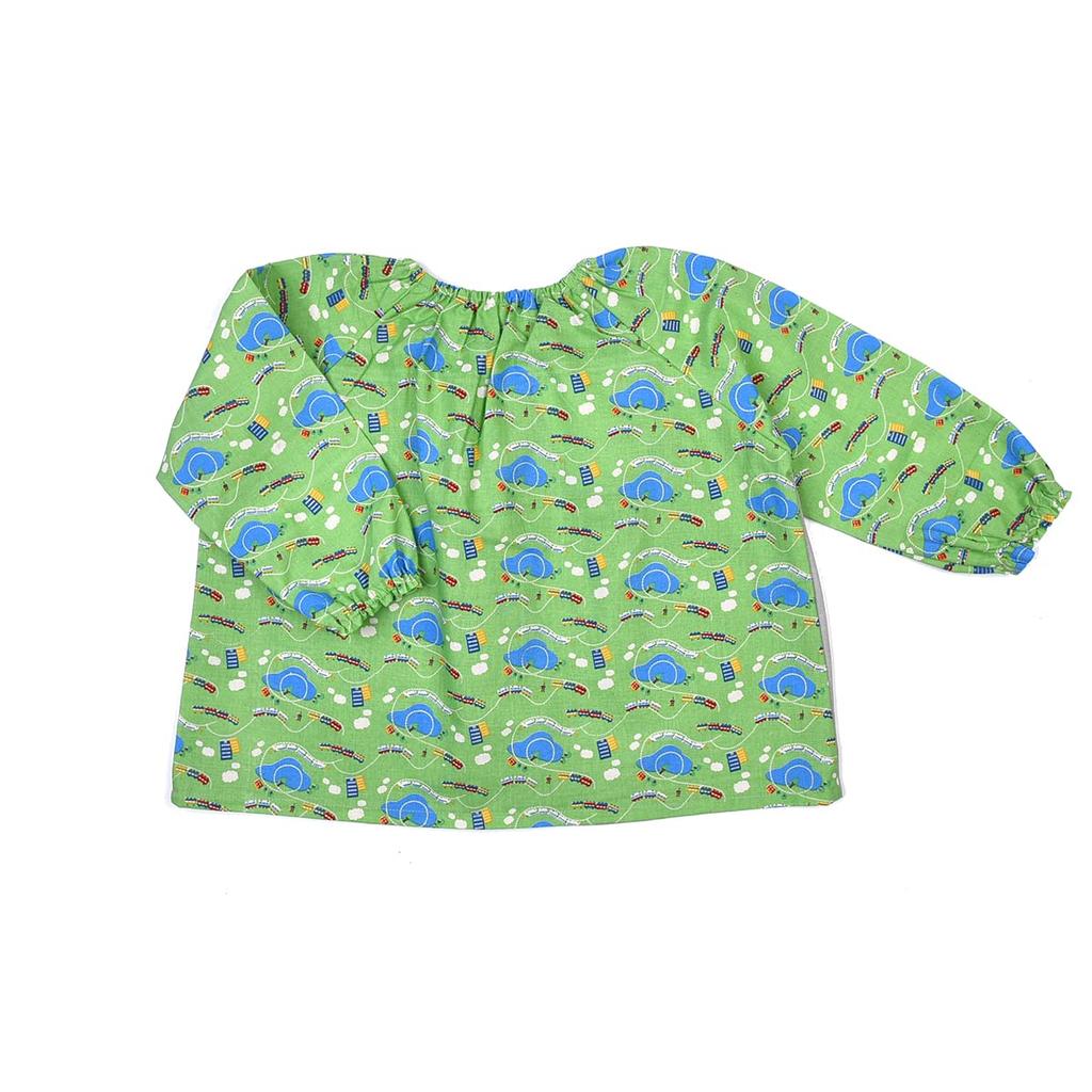 Kusguru Japan Smock Green 100cm Kids' KSM207-01