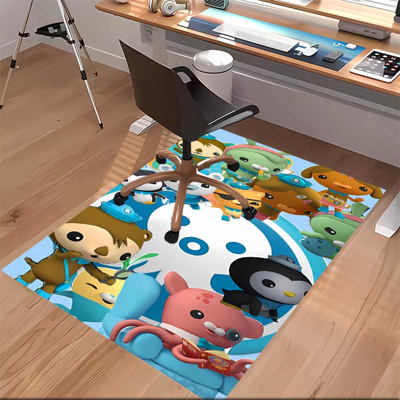 Octonauts Printed Absorbent Washable Carpet, Non-Slip Bathroom Mats, Kitchen Rugs, Yoga Mat,Living Room Entrance, Camping Picnic Rugs