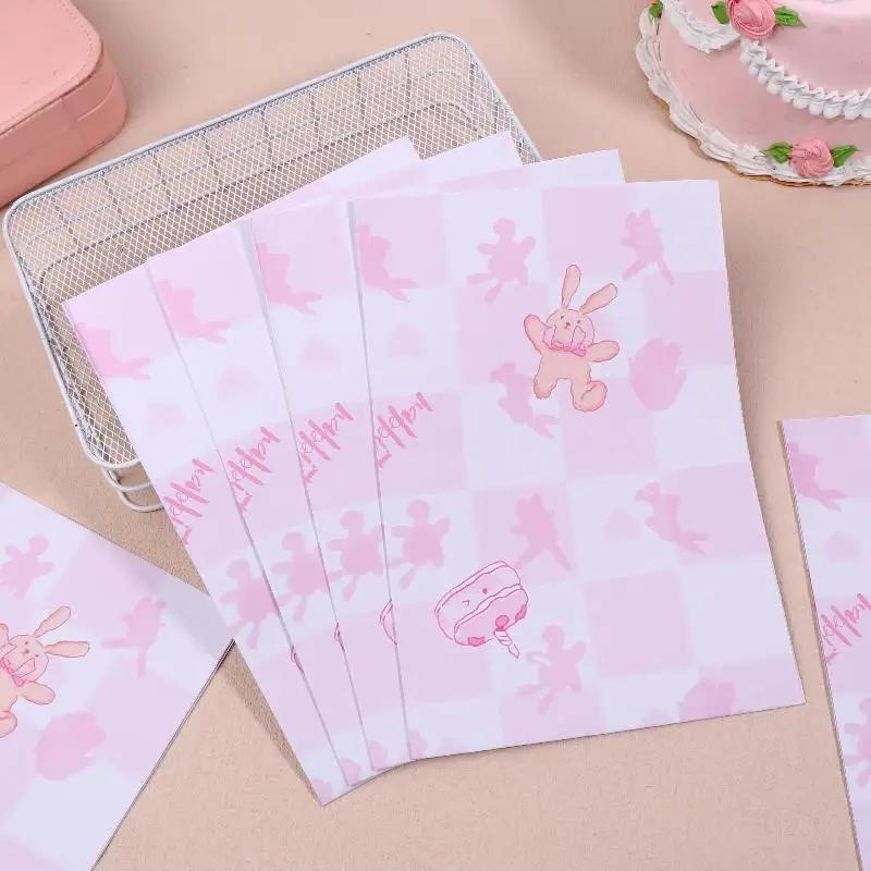 6 Sheets/Sets Bunny Tissue Paper Bouquet Flower Wrapping Paper Gift 50*70cm Wrap Art Paper For Children Gifts Diy Crafts