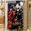 Beach TowelMiraculous Ladybug Custom Name Text Personalized Soft Towel for Beach Pool Indoor Home Decor Gift