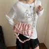 Pearl Chain Underarm Bag Women's Fashion Pleated Shoulder Bag New Messenger Bag
