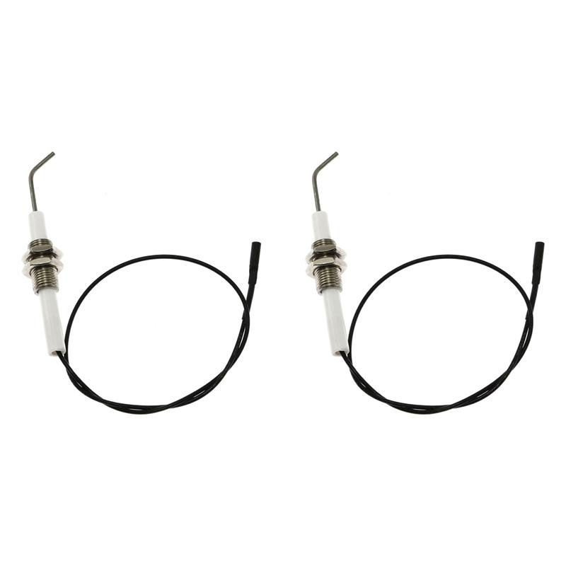 2X Gas Grill Stove Ignition Electrode Spark Plug Igniter With Ignition Needle For Gas Stove Oven Accessories