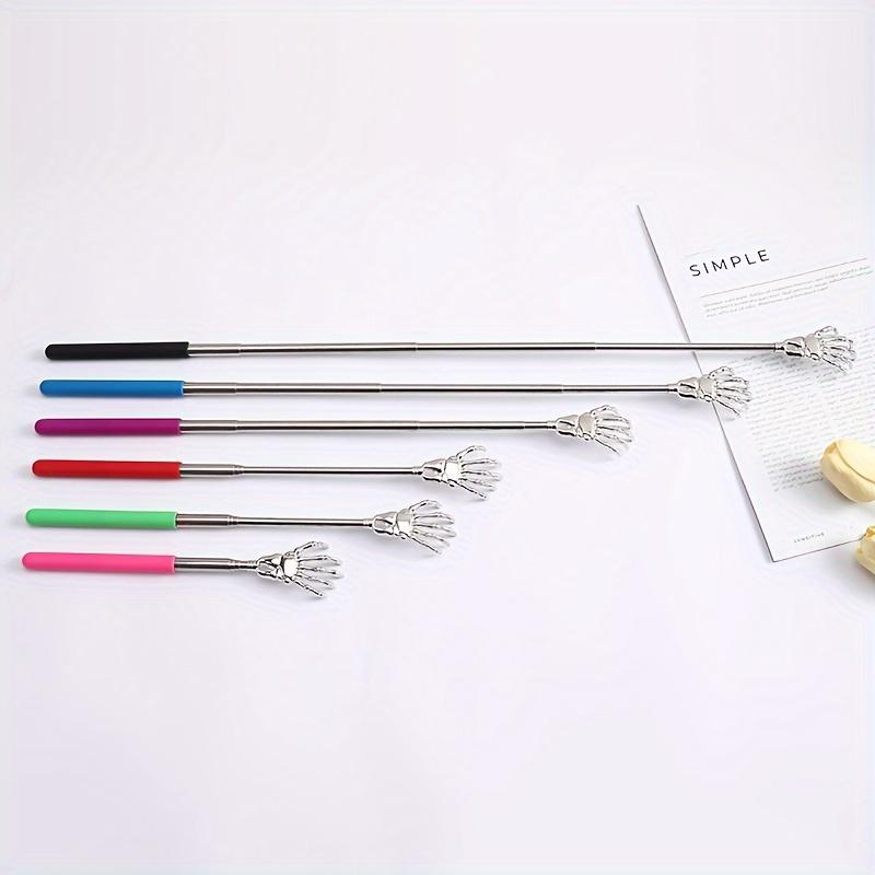 Stainless Steel Telescopic Back Scratcher Adjustable Length Durable Easy To Carry Itching Shoulders and Body Manual Scratcher