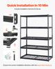 VEVOR Storage Shelves, 3000 Lbs, 5 Tier Heavy Duty Garage Shelving