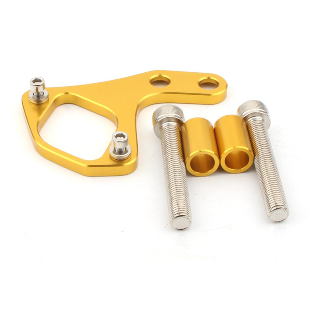 Ignition Key Relocation Bracket Gold For Tr Bonneville Scrambler T100 01-15
