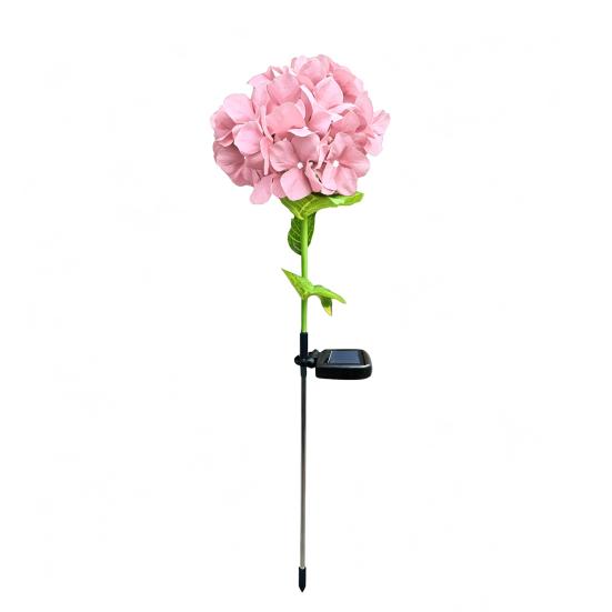 

Fairy Hydrangea Light, LED Solar Powered Outdoor Garden Stake Lights, Waterproof Artificial Hydrangea Flower Light for Path, Yard, Walkway,