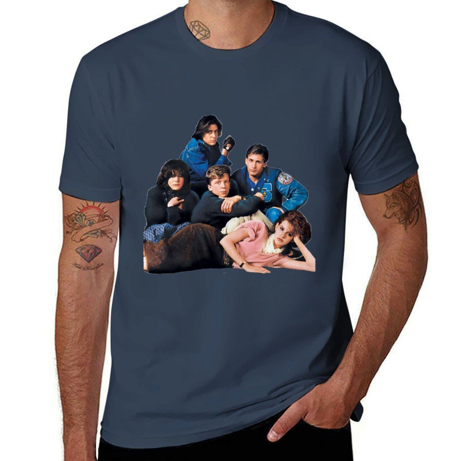 The Breakfast Club TShirt Casual Light Summer Short Sleeve Top S