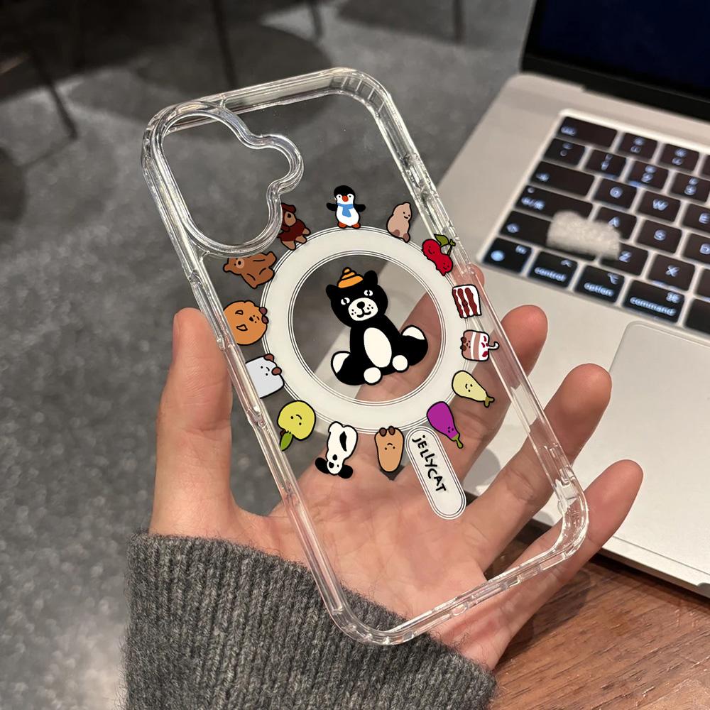 Magnetic phone case for iPhone 11 12 13 iPhone 13 14 15 Pro 15 16 Pro Max Samsung A15 A16 A25 A26 A55 A56 S25 S24 S22 S23 Ultra S25 Edge