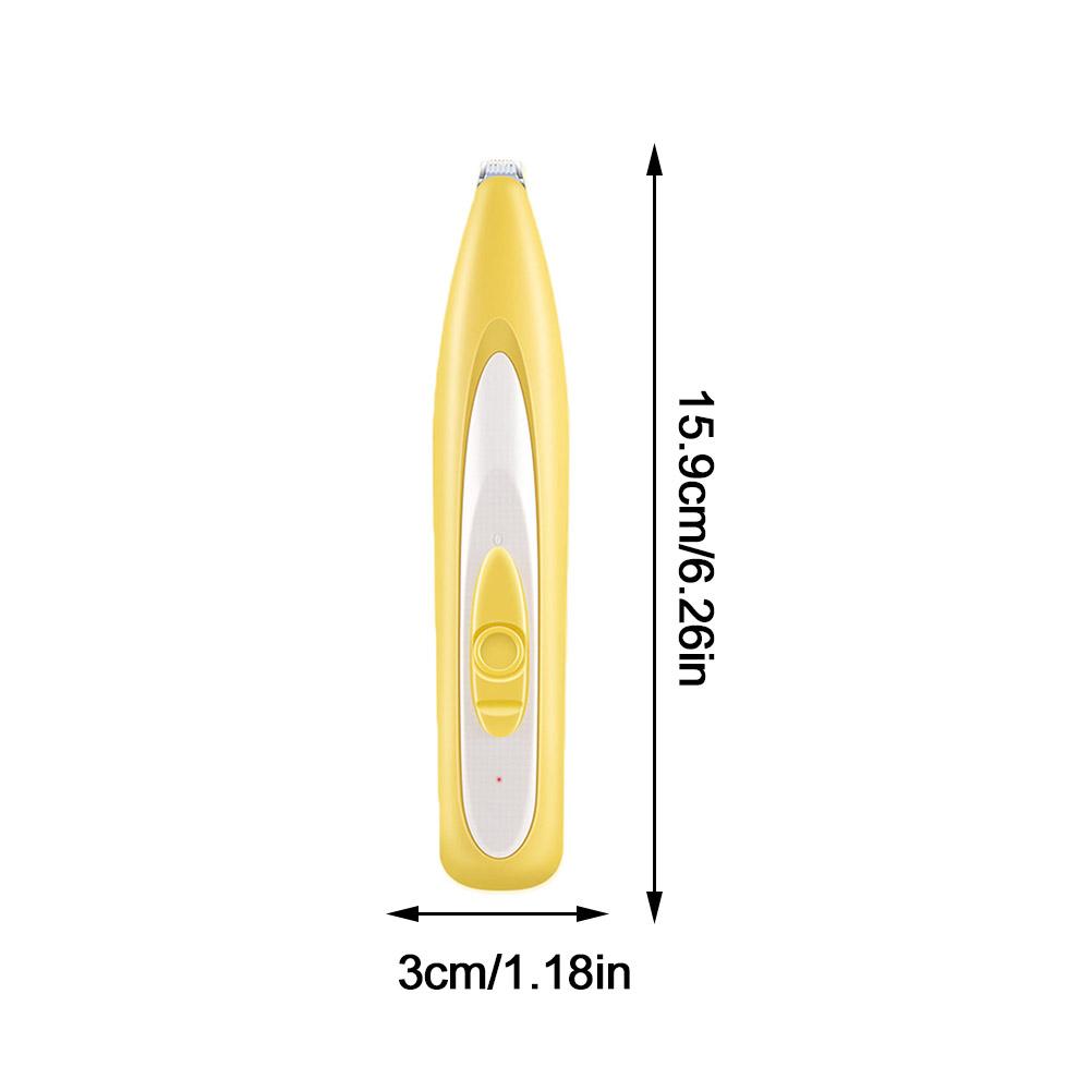 Toilettage Électrique pour Chat Animal de Compagnie Tondeuse avec Lumière LED Étanche Tondeuse Poils Pied Animal de Compagnie Faible Bruit Chat Chien Visage Pied Oreille Hanche Patte Rasoir