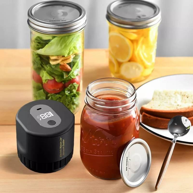 Mason Vacuum Jar Sealer Food Preservation Sealer Set Automatic Kitchen Supplies