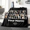 Name Custom Super Junior Print Flannel Blanket High Quality Warm Comfortable Cover for All Seasons Perfect for Gifts Home Decor