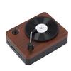 Vintage Mini Bluetooth Speaker Record Player Shaped Desktop Decoration Rechargeable Wireless Speaker