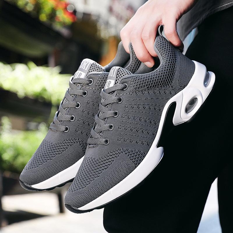 Spring mesh shoes flying line sports shoes youth breathable running shoes mesh shoes
