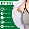 100Pcs Underarm Sweat Pads Non-woven Breathable Ultra-thin Armpit Sweat Pads Summer Disposable Armpit Absorb Sweat Shield Pads