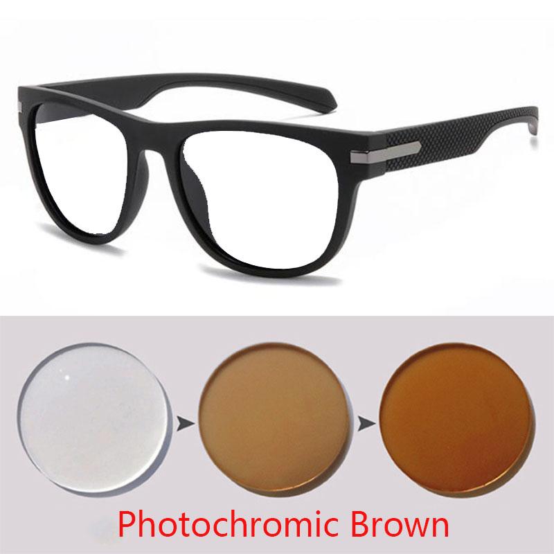 Outdoor Driving Oval Myopia Sunglasses Ultraviolet-Proof Anti-Glare Prescription Sunglasses 0 -0.5 -0.75 To -6.0