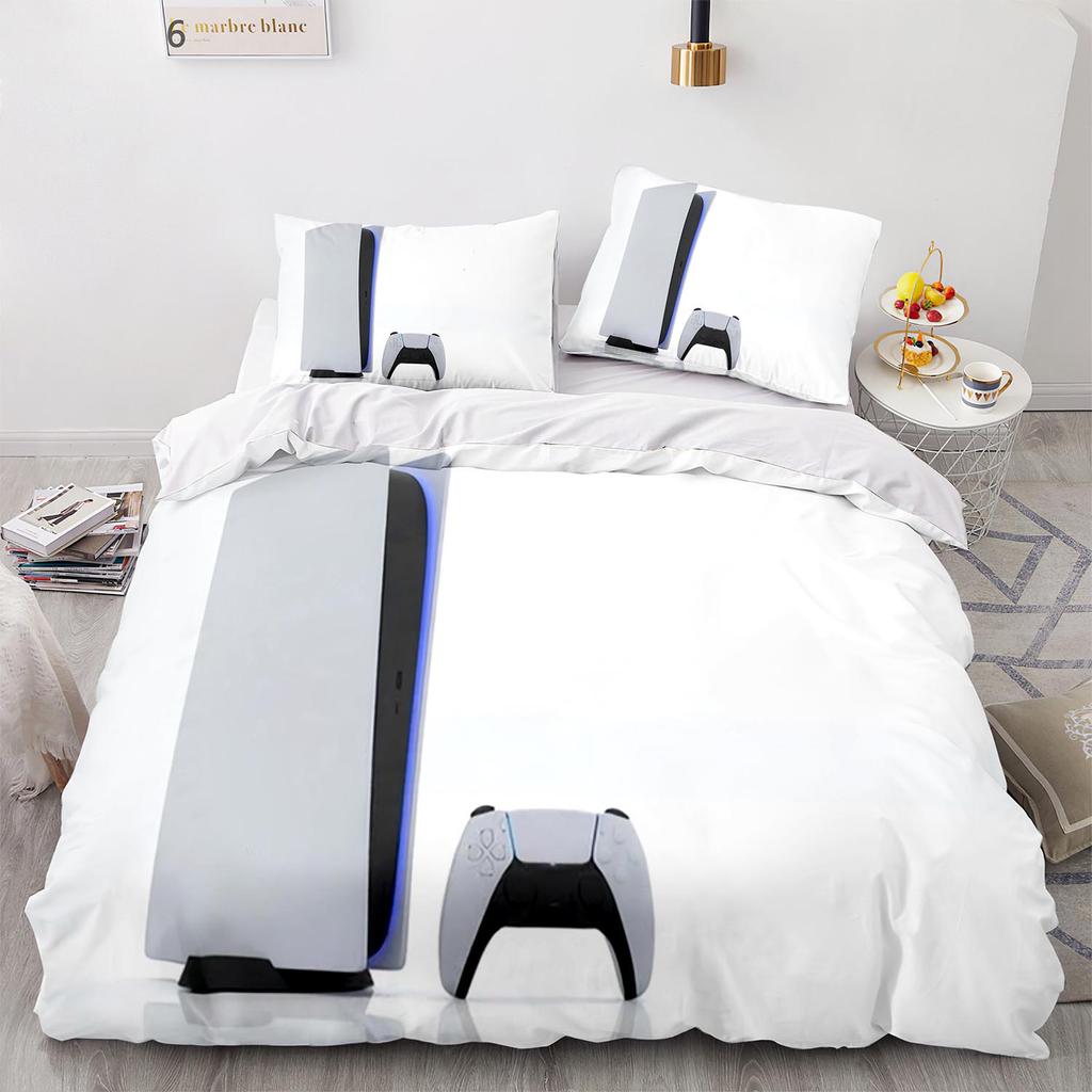 Comforter Cool Gamepad Bedding Set Single Twin Full Queen King Size Kawaii Bed Set Aldult Kid Bedroom Three-Piece Suits 3D Print