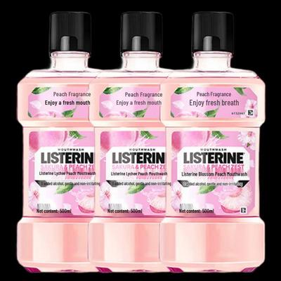 Cherry Blossom Peach Mouthwash Triple Pack (500ml Each)