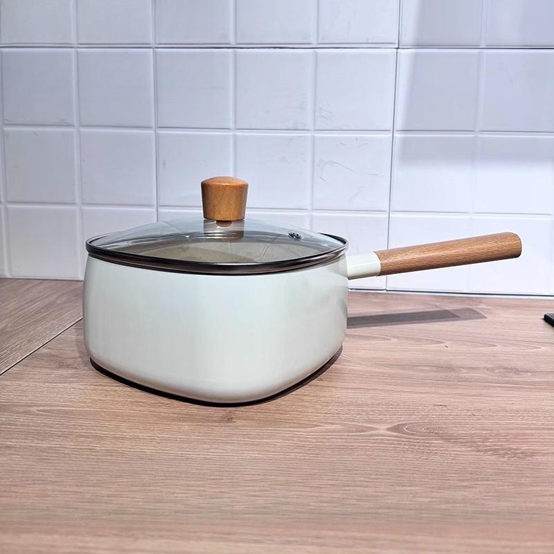 Square Small Milk Pot Milk Pot Non-stick Pot Snail Noodle Pot Instant Noodle Pot