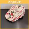 Stylish Beret Doodle With Sun Protection And Airy Fabric For Spring Wear Summer