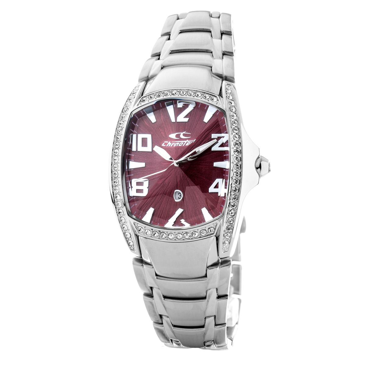 Pulkstenis CHRONOTECH CT7988LS-64M. Kvarca, Krāsa sarkana