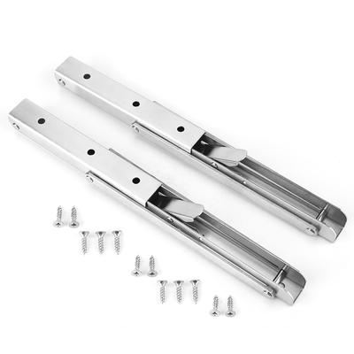 Stainless Steel Wall Mounted Folding Bracket Corner Triangle Brace Shelf Support Bracket (12in)