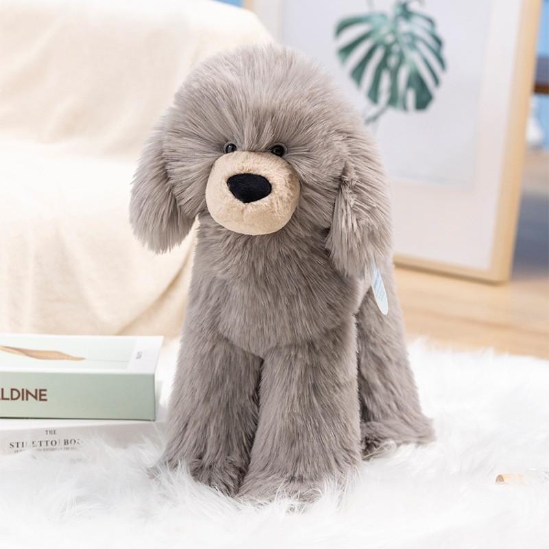Teddy Dog Plush Toy With Long Fur For Kids And Adults Soft Pillow Gift