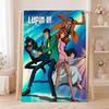 Classic Anime L-Lupin the ThirdS Throw Summer Flannel Throw Blanket Soft Antistatic Washable KidFriendly Couch Bed