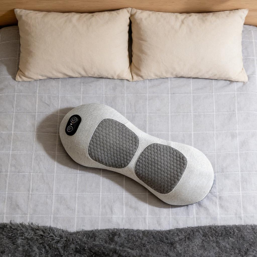 This New Electric  Back Massager Provides Deep Tissue Massage And Features Traction, Vibration, And Heating Functions To Back Pain.