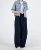 UMM Women'S Cool Touch Double-Pleated Wide Elastic Waist Pants 4 Colors