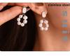Qiong Yao Freshwater Pearl Shell Stud Earrings for Women - Light Luxury & Sweet Temperament Style