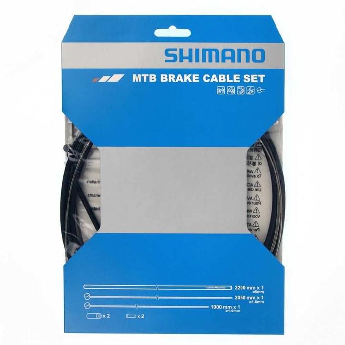 Shimano Brake Cable Set Stainless MTB Black Y80098021 FF