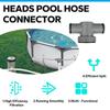 Adattatore per Tubo Piscina a 3 Vie Resistente alle Perdite P61408 Connettore per Tubo Piscina per P61408 Manutenzione Piscina