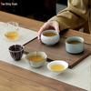 Tao Ding Xuan Five Great Kilns Ceramic Teacup Gift Set