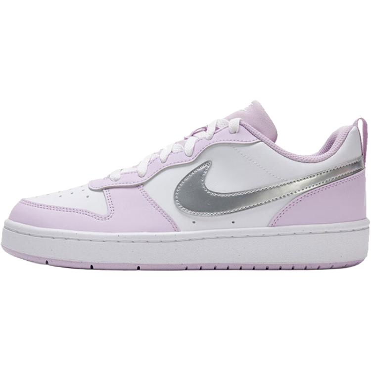 Nike Court Borough Low Recraft SE GS Doll Kids Sneakers Purple White Metallic-Silver IH0407-530
